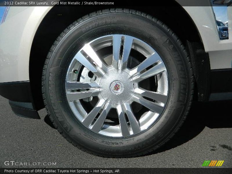 Gold Mist Metallic / Shale/Brownstone 2012 Cadillac SRX Luxury