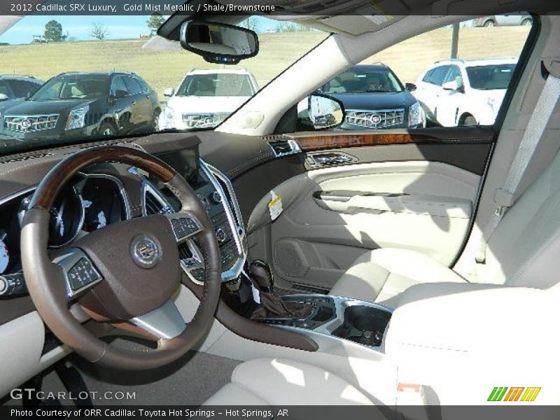 Gold Mist Metallic / Shale/Brownstone 2012 Cadillac SRX Luxury