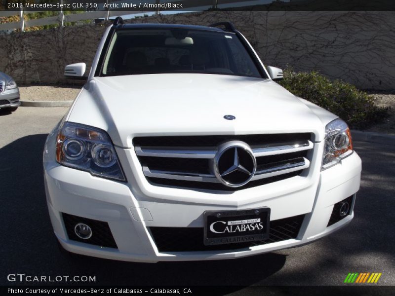 Arctic White / Almond/Black 2012 Mercedes-Benz GLK 350