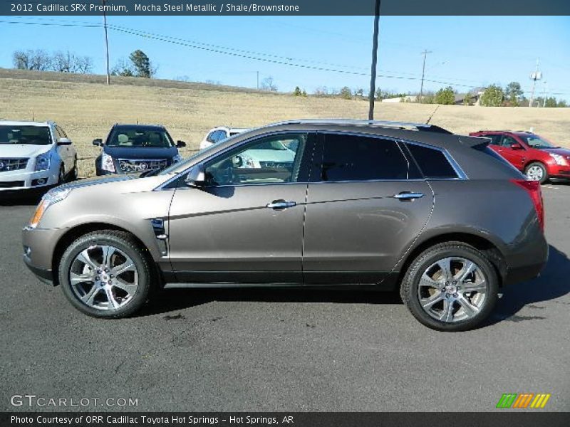 Mocha Steel Metallic / Shale/Brownstone 2012 Cadillac SRX Premium