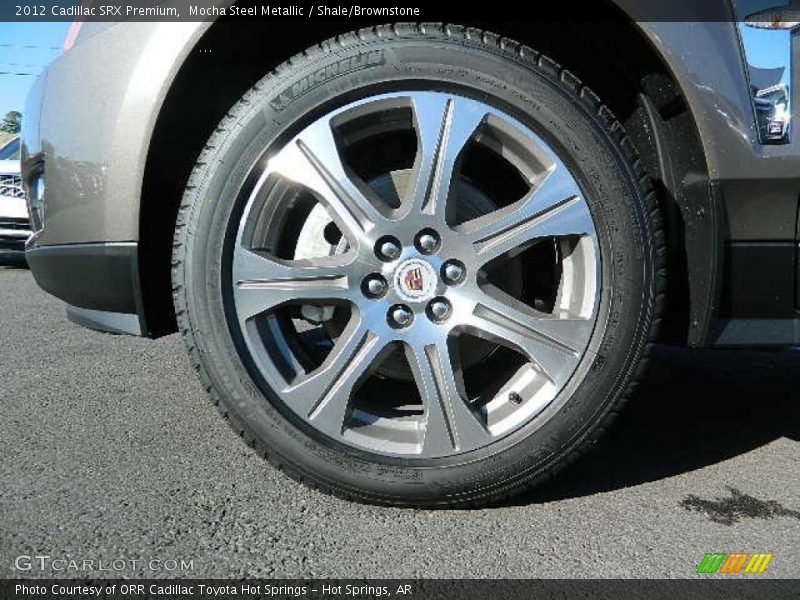 Mocha Steel Metallic / Shale/Brownstone 2012 Cadillac SRX Premium
