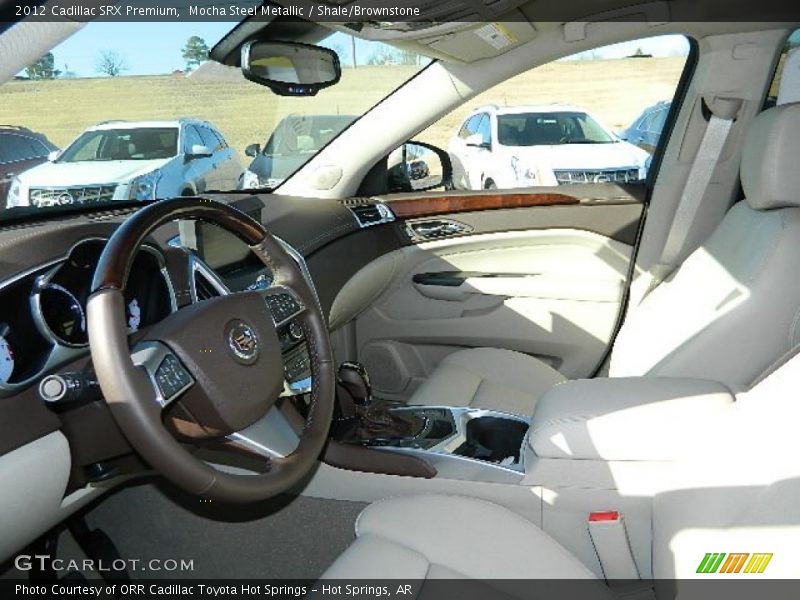 Mocha Steel Metallic / Shale/Brownstone 2012 Cadillac SRX Premium