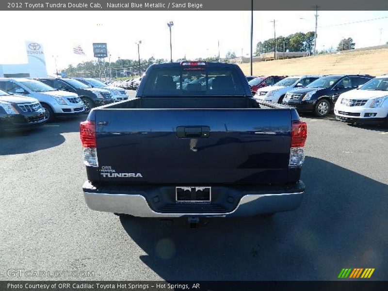 Nautical Blue Metallic / Sand Beige 2012 Toyota Tundra Double Cab