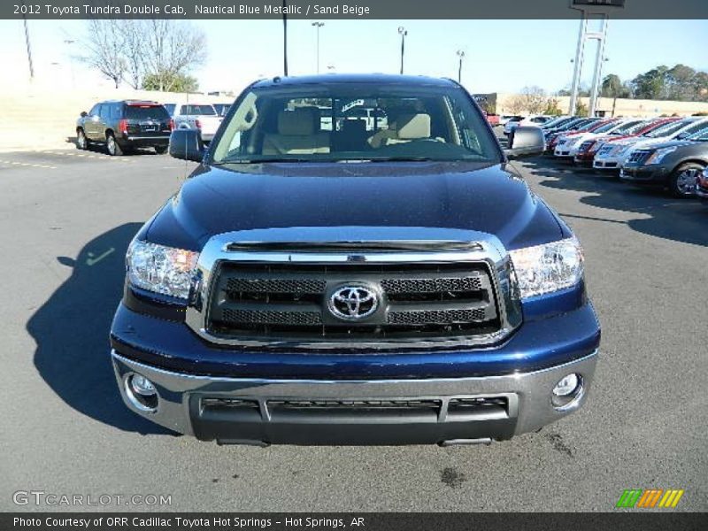 Nautical Blue Metallic / Sand Beige 2012 Toyota Tundra Double Cab