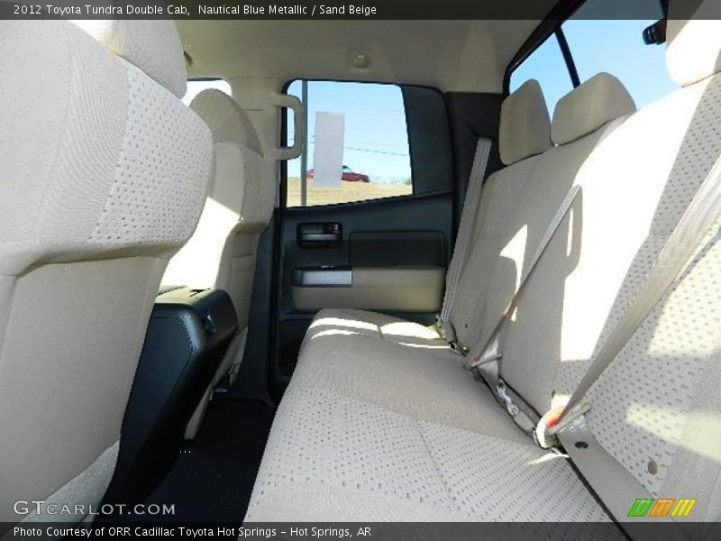 Nautical Blue Metallic / Sand Beige 2012 Toyota Tundra Double Cab