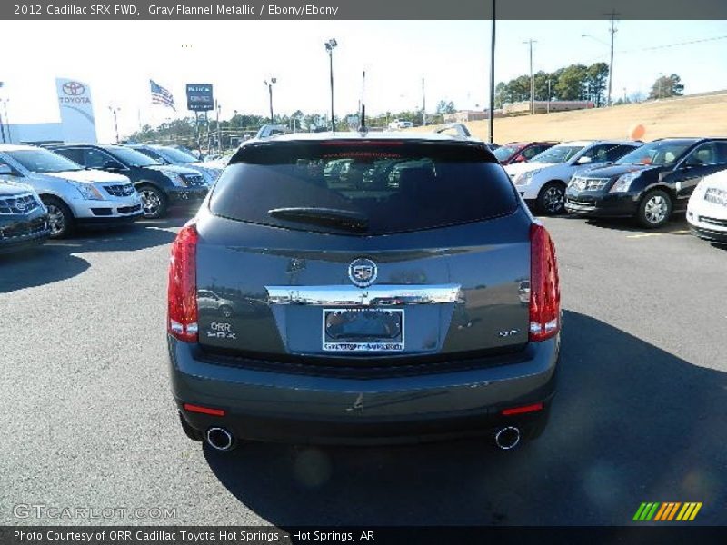 Gray Flannel Metallic / Ebony/Ebony 2012 Cadillac SRX FWD