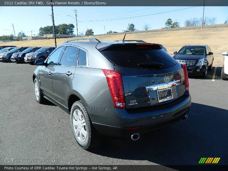 Gray Flannel Metallic / Ebony/Ebony 2012 Cadillac SRX FWD