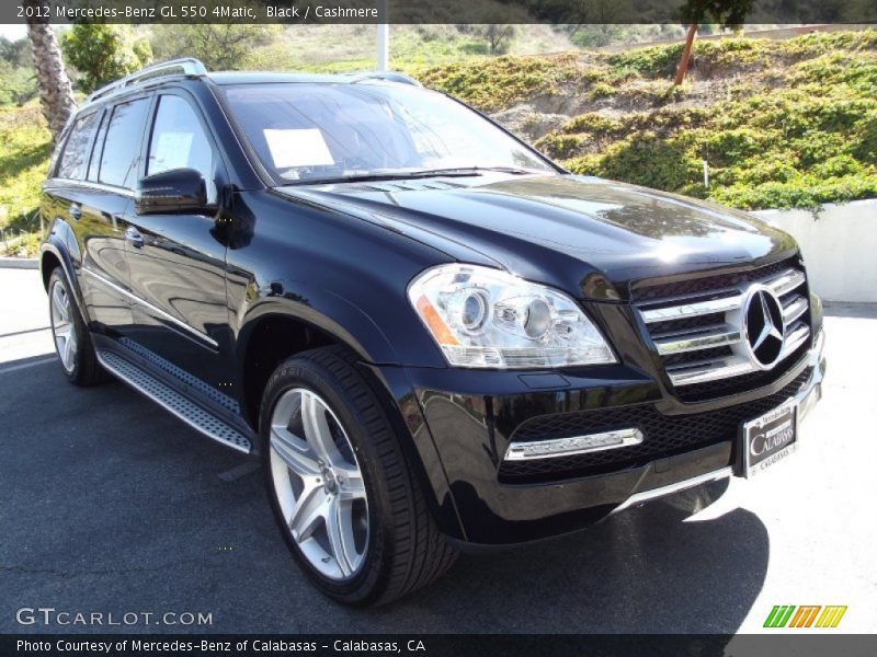 Black / Cashmere 2012 Mercedes-Benz GL 550 4Matic