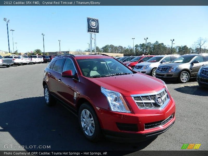 Crystal Red Tintcoat / Titanium/Ebony 2012 Cadillac SRX FWD