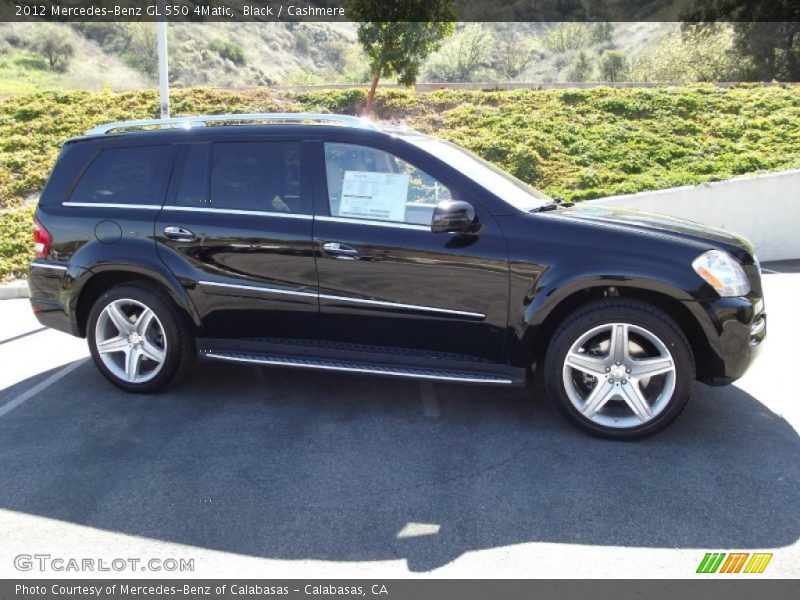 Black / Cashmere 2012 Mercedes-Benz GL 550 4Matic