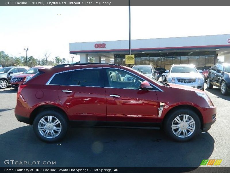 Crystal Red Tintcoat / Titanium/Ebony 2012 Cadillac SRX FWD