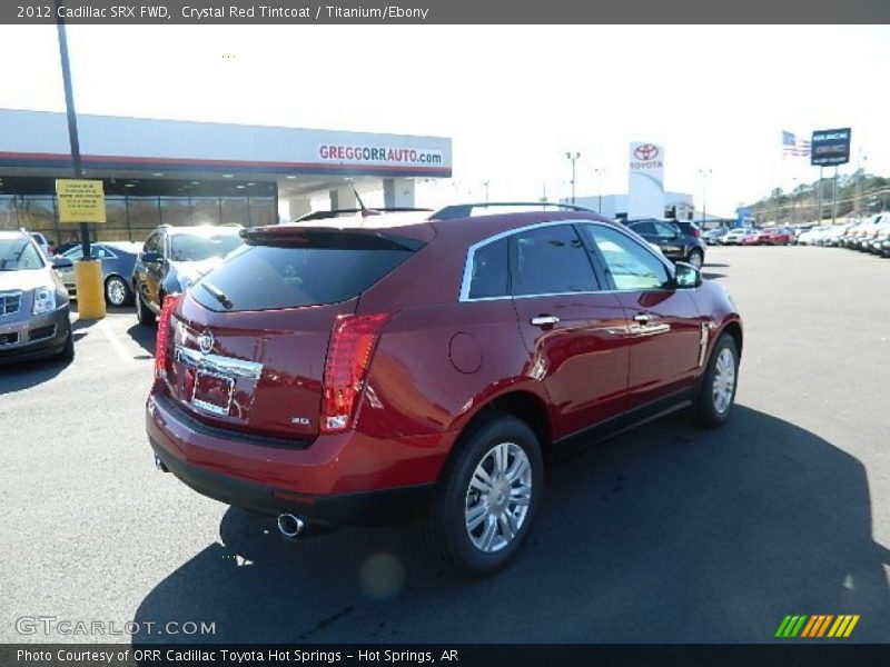 Crystal Red Tintcoat / Titanium/Ebony 2012 Cadillac SRX FWD