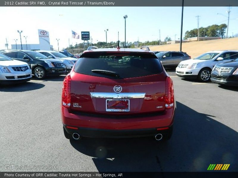 Crystal Red Tintcoat / Titanium/Ebony 2012 Cadillac SRX FWD
