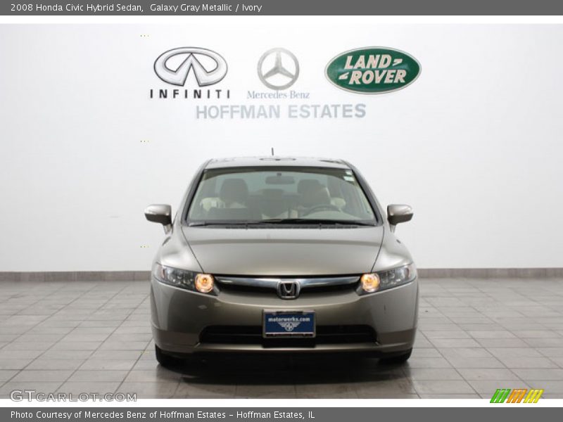 Galaxy Gray Metallic / Ivory 2008 Honda Civic Hybrid Sedan