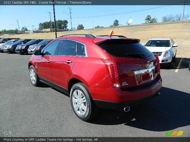 Crystal Red Tintcoat / Titanium/Ebony 2012 Cadillac SRX FWD