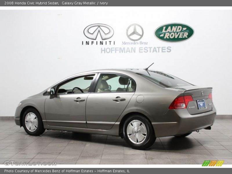 Galaxy Gray Metallic / Ivory 2008 Honda Civic Hybrid Sedan