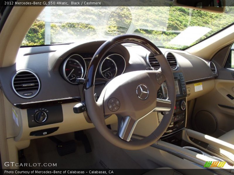 Black / Cashmere 2012 Mercedes-Benz GL 550 4Matic