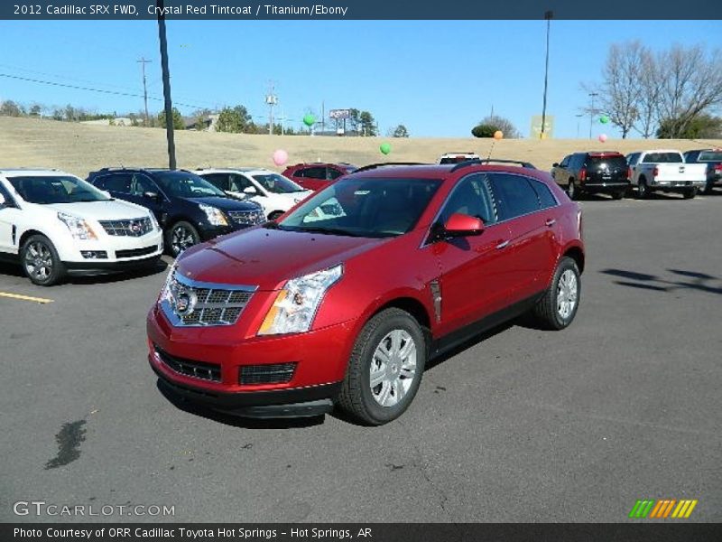 Crystal Red Tintcoat / Titanium/Ebony 2012 Cadillac SRX FWD