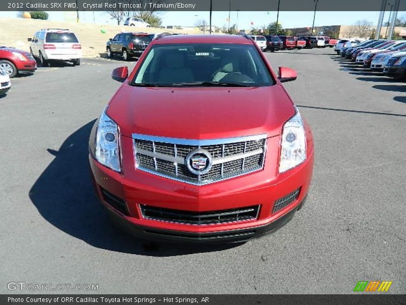 Crystal Red Tintcoat / Titanium/Ebony 2012 Cadillac SRX FWD