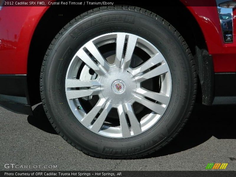 Crystal Red Tintcoat / Titanium/Ebony 2012 Cadillac SRX FWD