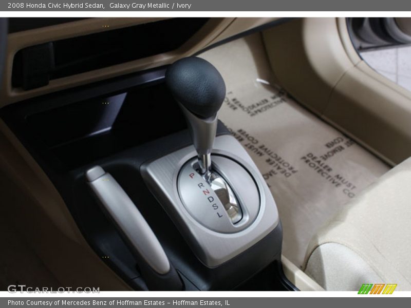 Galaxy Gray Metallic / Ivory 2008 Honda Civic Hybrid Sedan