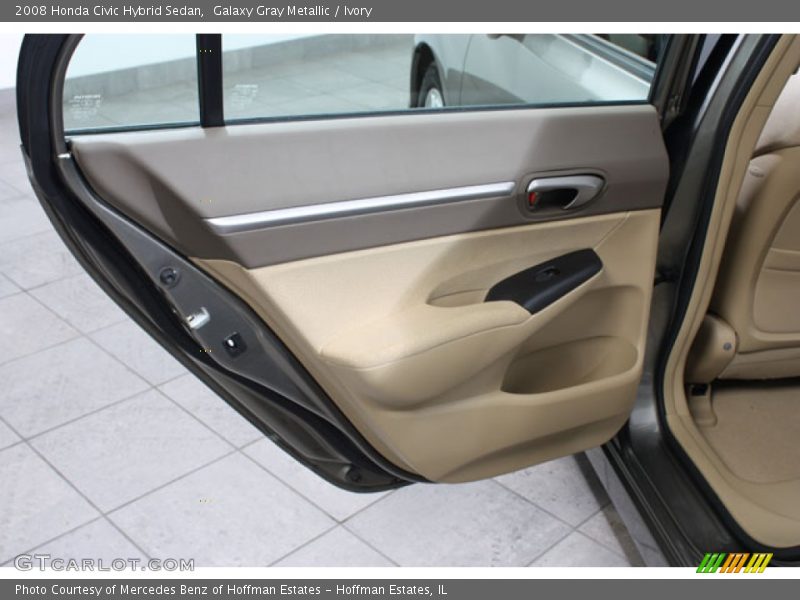 Galaxy Gray Metallic / Ivory 2008 Honda Civic Hybrid Sedan