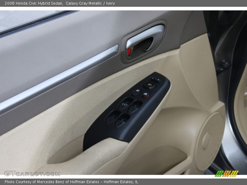 Galaxy Gray Metallic / Ivory 2008 Honda Civic Hybrid Sedan