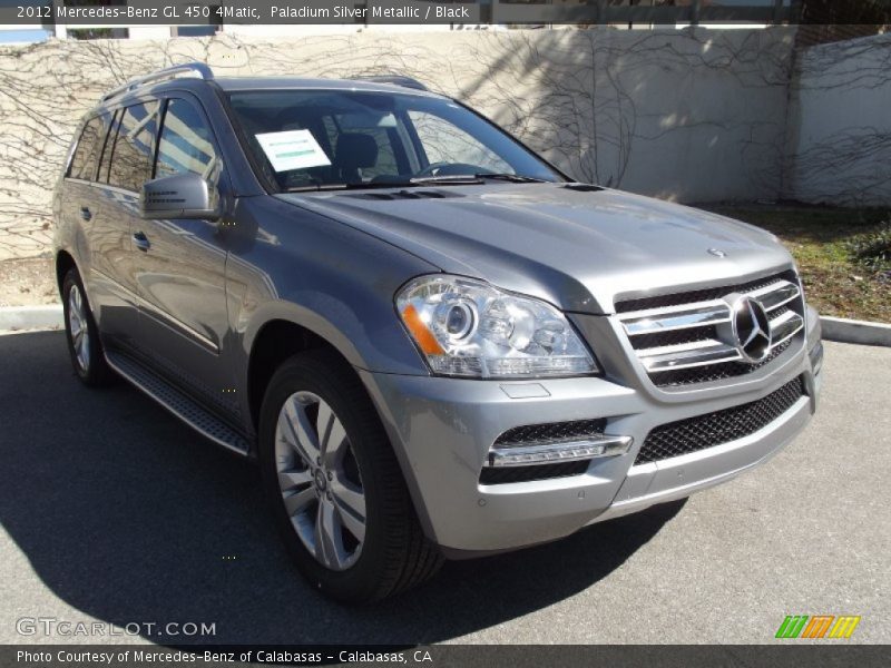 Paladium Silver Metallic / Black 2012 Mercedes-Benz GL 450 4Matic