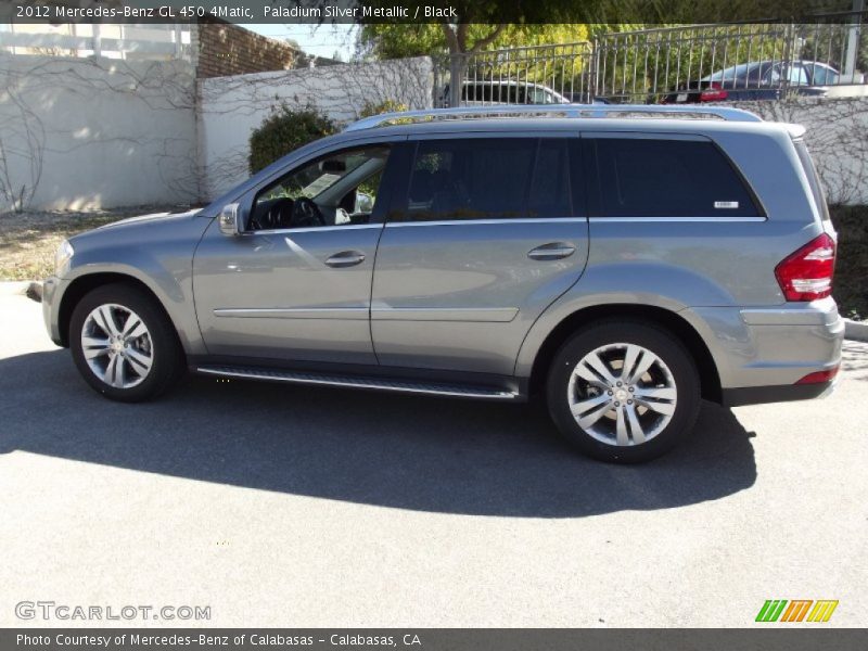 Paladium Silver Metallic / Black 2012 Mercedes-Benz GL 450 4Matic