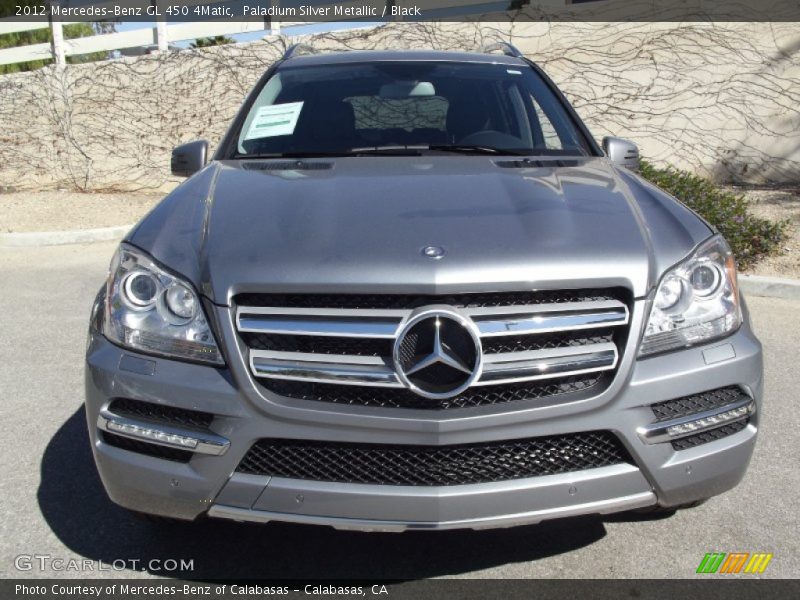 Paladium Silver Metallic / Black 2012 Mercedes-Benz GL 450 4Matic