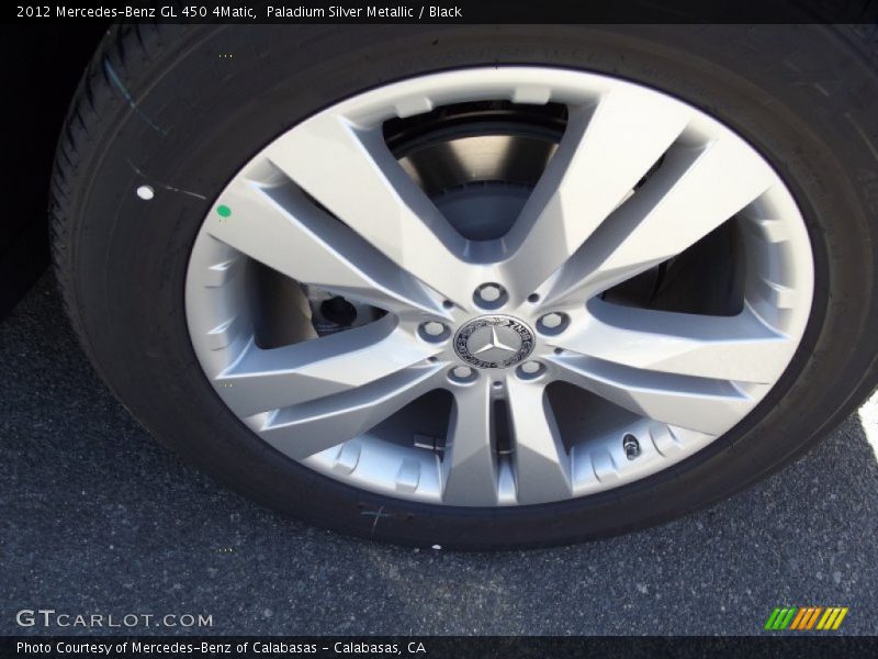 Paladium Silver Metallic / Black 2012 Mercedes-Benz GL 450 4Matic