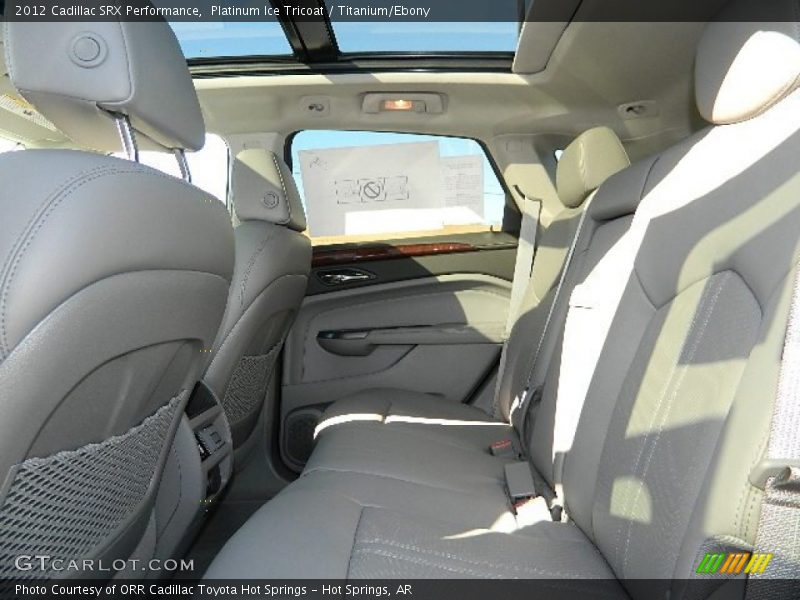 Platinum Ice Tricoat / Titanium/Ebony 2012 Cadillac SRX Performance