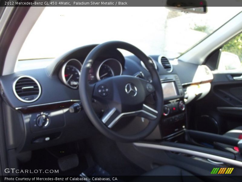 Paladium Silver Metallic / Black 2012 Mercedes-Benz GL 450 4Matic