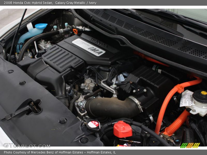 Galaxy Gray Metallic / Ivory 2008 Honda Civic Hybrid Sedan