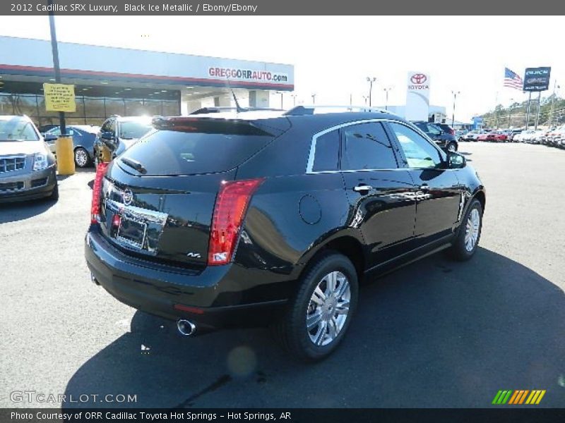 Black Ice Metallic / Ebony/Ebony 2012 Cadillac SRX Luxury