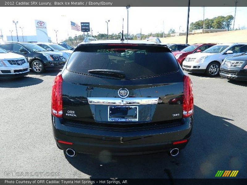 Black Ice Metallic / Ebony/Ebony 2012 Cadillac SRX Luxury