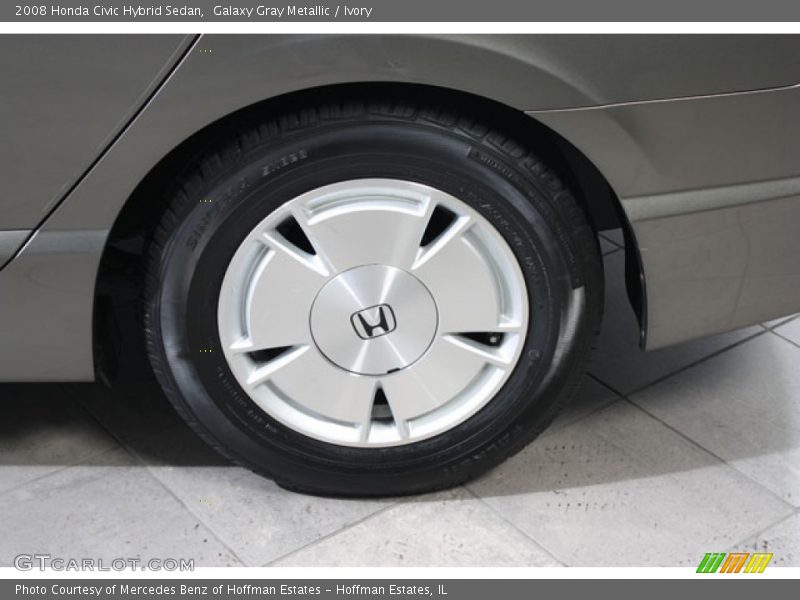 Galaxy Gray Metallic / Ivory 2008 Honda Civic Hybrid Sedan