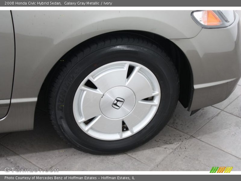 Galaxy Gray Metallic / Ivory 2008 Honda Civic Hybrid Sedan
