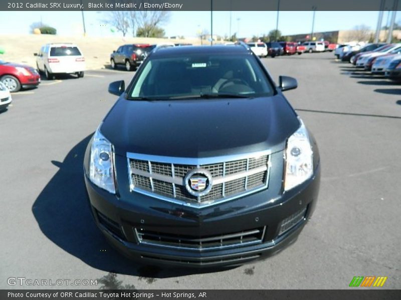 Black Ice Metallic / Ebony/Ebony 2012 Cadillac SRX Luxury