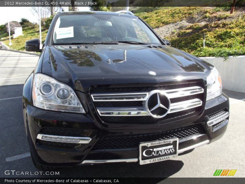 Black / Black 2012 Mercedes-Benz GL 450 4Matic