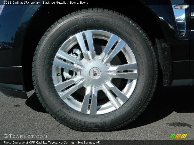 Black Ice Metallic / Ebony/Ebony 2012 Cadillac SRX Luxury