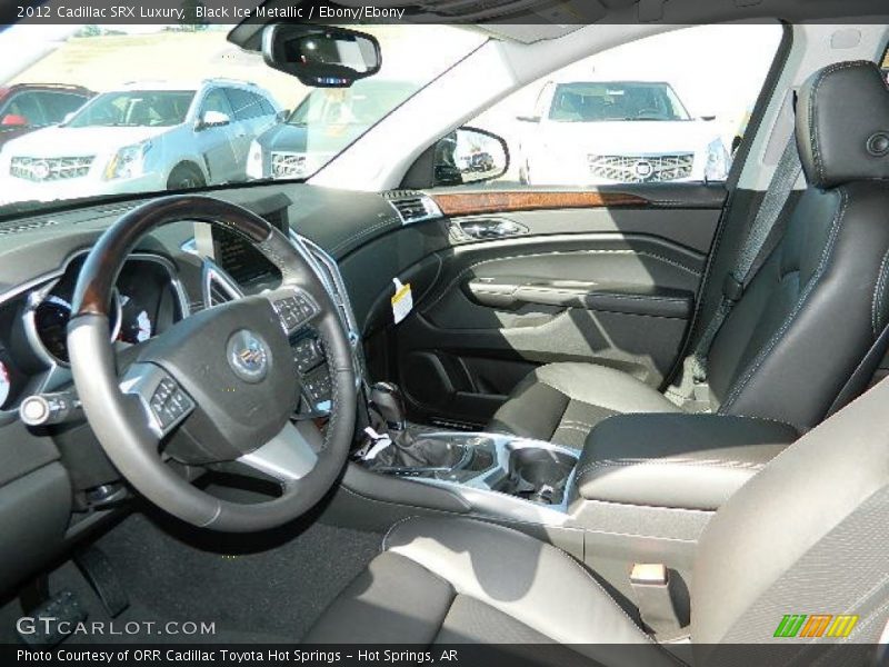 Black Ice Metallic / Ebony/Ebony 2012 Cadillac SRX Luxury