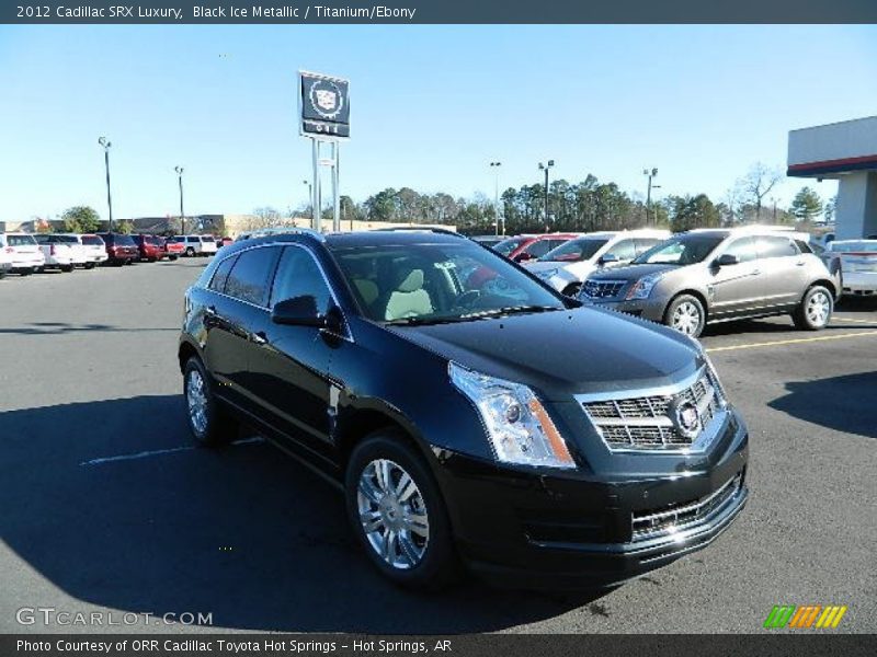 Black Ice Metallic / Titanium/Ebony 2012 Cadillac SRX Luxury
