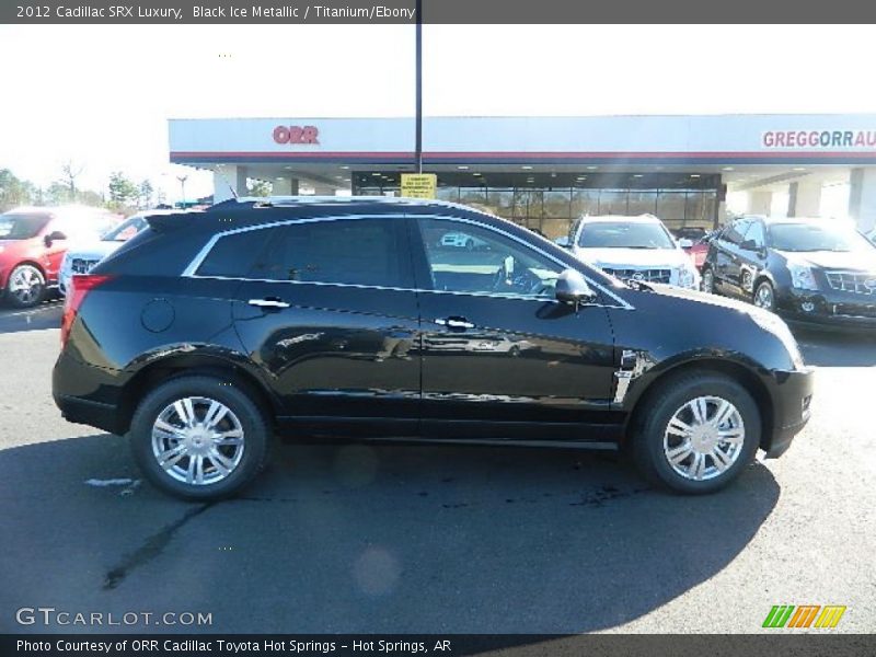 Black Ice Metallic / Titanium/Ebony 2012 Cadillac SRX Luxury