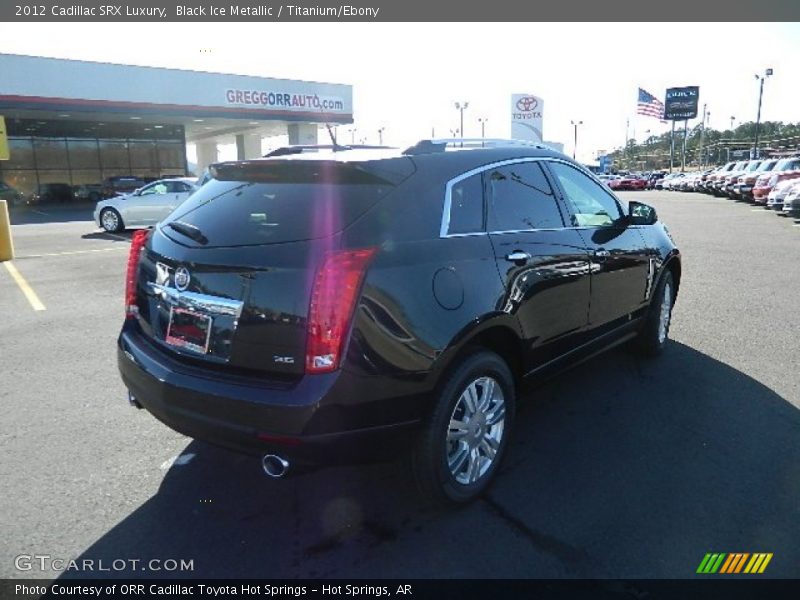 Black Ice Metallic / Titanium/Ebony 2012 Cadillac SRX Luxury