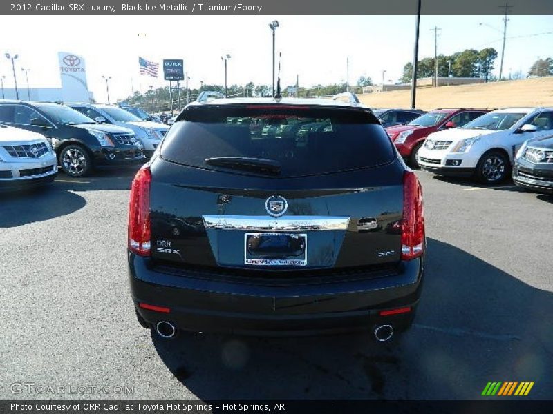 Black Ice Metallic / Titanium/Ebony 2012 Cadillac SRX Luxury