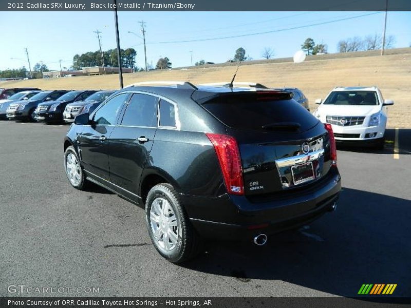 Black Ice Metallic / Titanium/Ebony 2012 Cadillac SRX Luxury
