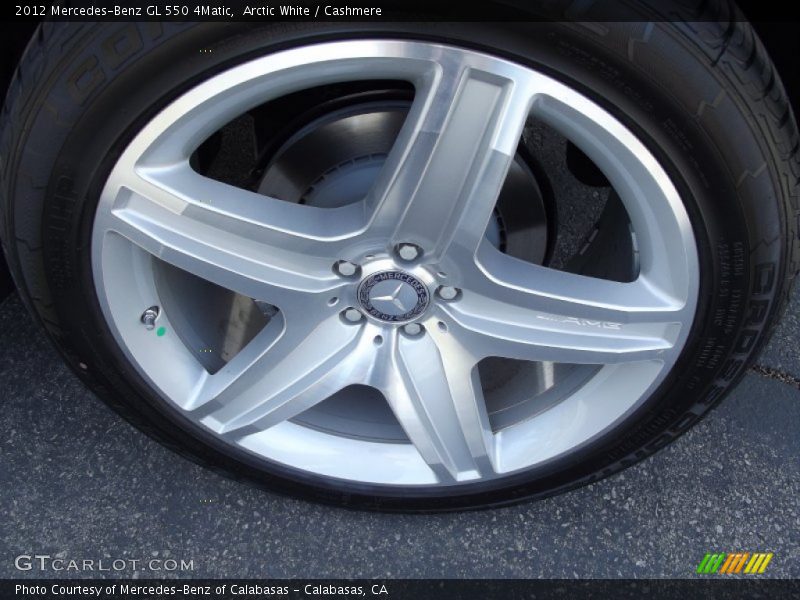 Arctic White / Cashmere 2012 Mercedes-Benz GL 550 4Matic