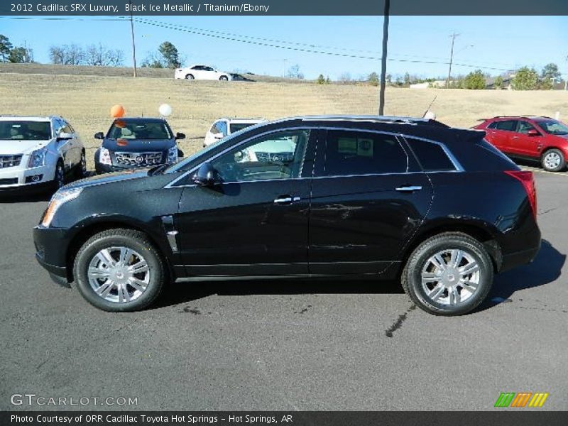 Black Ice Metallic / Titanium/Ebony 2012 Cadillac SRX Luxury