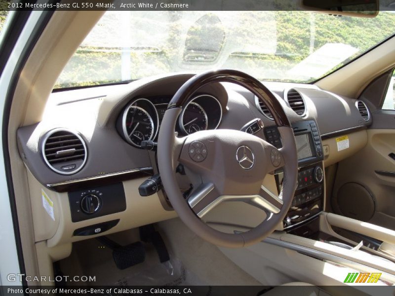 Arctic White / Cashmere 2012 Mercedes-Benz GL 550 4Matic